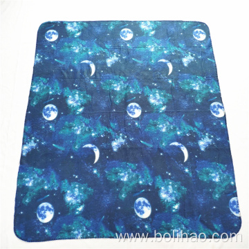 High Quality 100% Polyester Polar Fleece Blanket Full Printing Colar Fleece Blanket